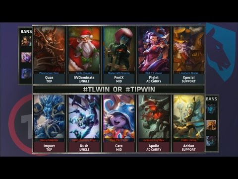 TL vs TIP Game 3 Highlights - TEAM LIQUID vs TEAM IMPULSE - 3rd Place NA LCS SUMMER 2015 PLAYOFFS