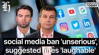 Seymour: social media ban 'unserious', suggested fines 'laughable' | Ryan Bridge TODAY