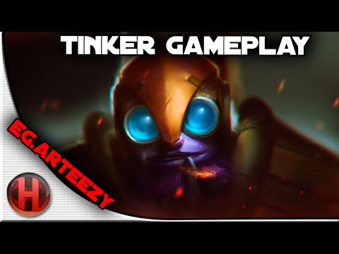 EG.Arteezy Tinker Gameplay Dota 2