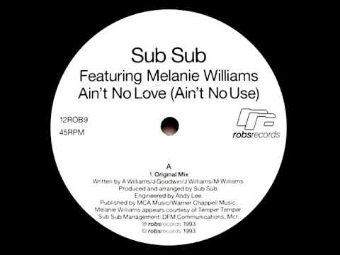 Sub Sub feat. Melanie Williams - Ain’t No Love (Ain’t No Use) [Original Mix] Old Skool House (1993)