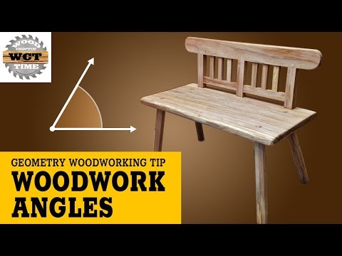 Woodworking Angles Building A Chair - Geometry Tip (Part 1)
