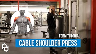 Cable Shoulder Press exercise video thumbnail