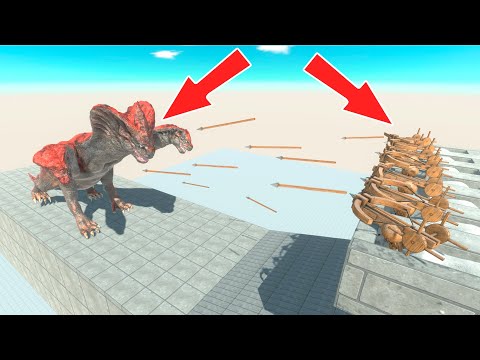 All Units vs BALLISTA Protects Fortress in Animal Revolt Battle Simulator