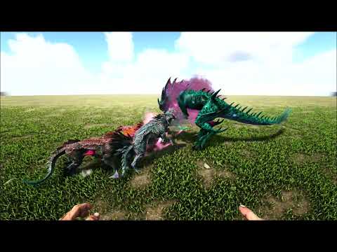 R-Reaper King  level 150 vs 1 & 5 &10 SHADOWMANE level 100 Ark Battles