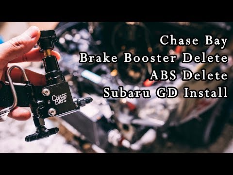 Chase Bay Brake Booster Delete/ABS Delete on Subaru GD Chassis!!