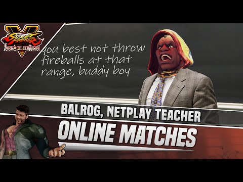 SFV AE Online Sets: Teaching Over Netplay