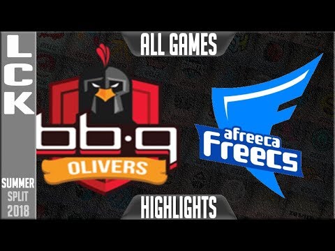 BBQ vs AFS HIGHLIGHTS ALL GAMES - LCK Summer 2018 Week 5 Day 4 | BBQ Olivers vs Afreeca Freecs G3