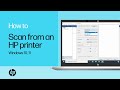 Scan a Document or Photo from Your HP Printer to Your PC in Windows 10,11 | HP Printers | HP Support