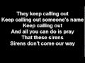 Tom Odell - Sirens (Lyrics) [HQ] 