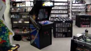 Atari's famous 1979 Asteroids Arcade Cabinet !  The Original Coin Operated Machine!