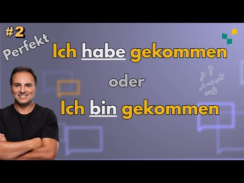 Haben oder sein? Perfekt!  🇩🇪 Einfach erklärt mit Beispielen!  | A1.2 Kapitel 7 | Deutsch lernen