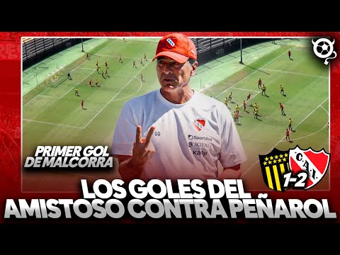 LOS GOLES DE #independiente A #peñarol EN EL AMISTOSO / VICTORIA 1-2