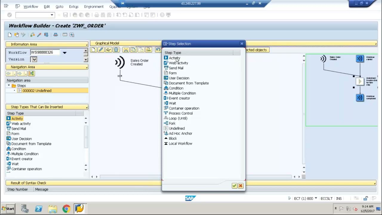 SWO1, Workflow Task , Workflow Template, Binding, Container, SWE2 ( Event Linkage )