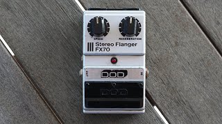 Video thumbnail for DOD FX70 Stereo Flanger by TheSuperFunAwesomeHappyTimePedalShow