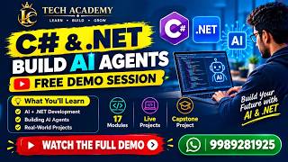 Become an AI-Powered .NET Developer 🚀 | C# + .NET + AI Agents