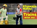 Khawaja Nafay Trains With Me | power hitting drill |Shahid Afridi
