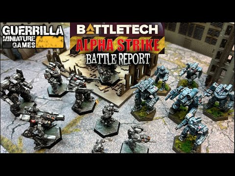 Battletech: Alpha Strike Battle Report - Grey Death Legion vs. Donegal Guards