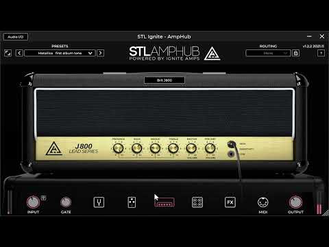 Metallica ride the lightning amp tone