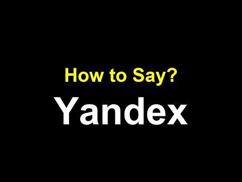 How to Pronounce Yandex   Episode 1319