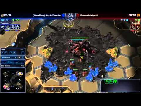 Starcraft 2  TaeJa Vs  Hyun  TvZ
