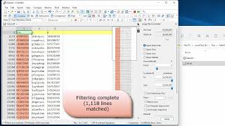 How to search (filter) a large text file for many (millions of) strings