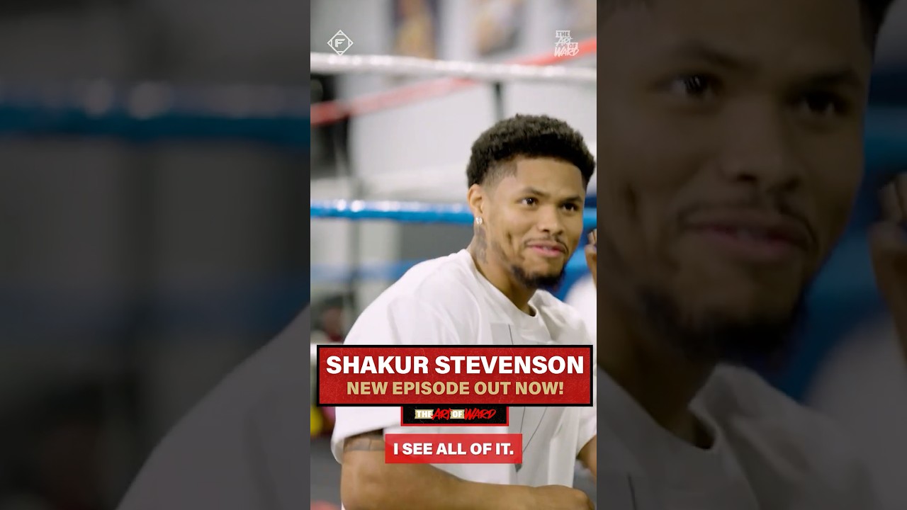 Houston, we got another one 💣🍿 Shakur Stevenson on THE ART OF WARD is OUT NOW!