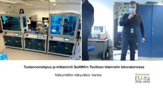 Tuotannonohjaus ja mittarointi SeAMKin Teollisen Internetin laboratoriossa -työpaja