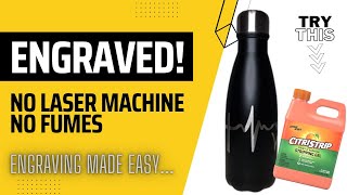How To Engrave Tumblers With CITRISTRIP!