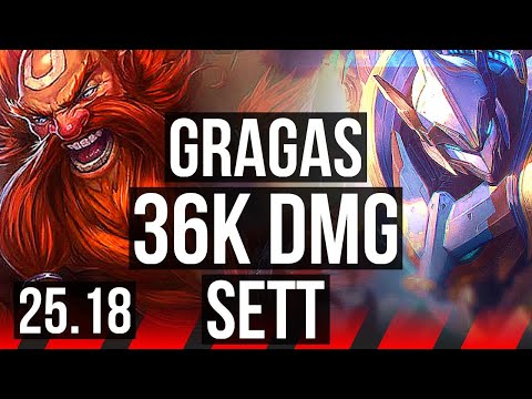 GRAGAS vs SETT (TOP) | 9/3/13, 36k DMG | KR Master | 25.18