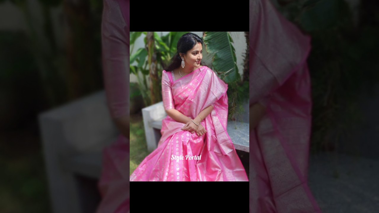 Pink Edition💖Bridal Silk Sarees #wedding #sneha #bride #silk #saree #wedding #styling #makeover #tip
