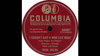 Columbia 36687 - I Couldn&#39;t Sleep A Wink Last Night - Frank Sinatra