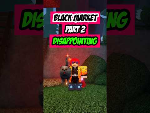 NEW BLACK MARKET IS A JOKE? #fisch