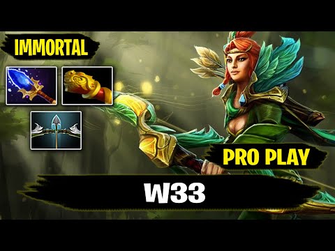 Nigma.W33 - Windranger Mid Pro Gameplay IMMORTAL Rank Dota 2