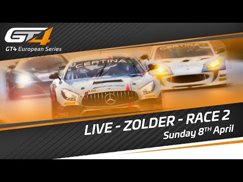 GT4 European Series  - ZOLDER 2018 - Race 2 - LIVE