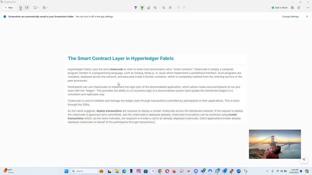 Hyperledger Fabric   Chaincode or Smart Contracts