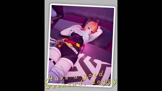 Have a good weekend, doggy💕 #vtuber #anime #waifu