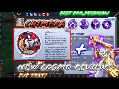 Saint Seiya: Awakening - Chimera, New Cosmo with Evil Saga Combo! Best cosmo for Physical Attacker!
