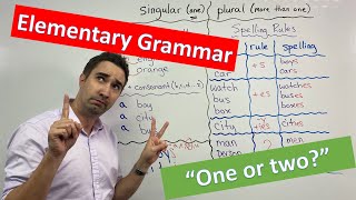 Singular and Plural Nouns - a / an - Plural Noun Spelling Rules