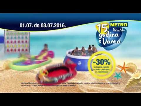 METRO 15 godina s Vama - Ljetni popusti 01.-03.7.2016.