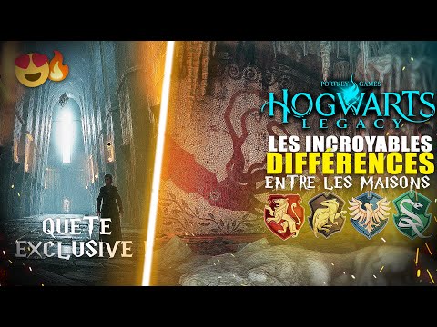 Hogwarts Legacy : Toutes les DIFFÉRENCES entre les Maisons ! (Quête EXCLUSIVE & Meilleur Choix)