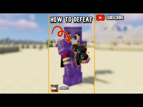 How To EASILY KILL The Wither... 😱 #minecraft