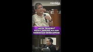 Download lagu JAKSA 'SKAKMAT' ROCKY GERUNG KULIAHI KEBEBASAN BEREKSPRESI mp3