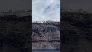 Celebrity Eclipse Cruise View for today in Santorini #viralvideo #shorts #travel #santorini #youtube