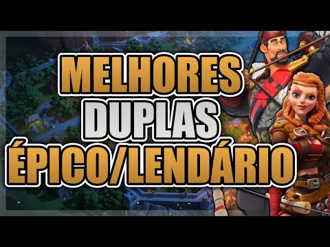 MELHORES DUPLAS DE COMANDANTE ÉPICO/LENDÁRIO | KVK 1, 2, 3 E TEMP CONQUISTA - RISE OF KINGDOMS