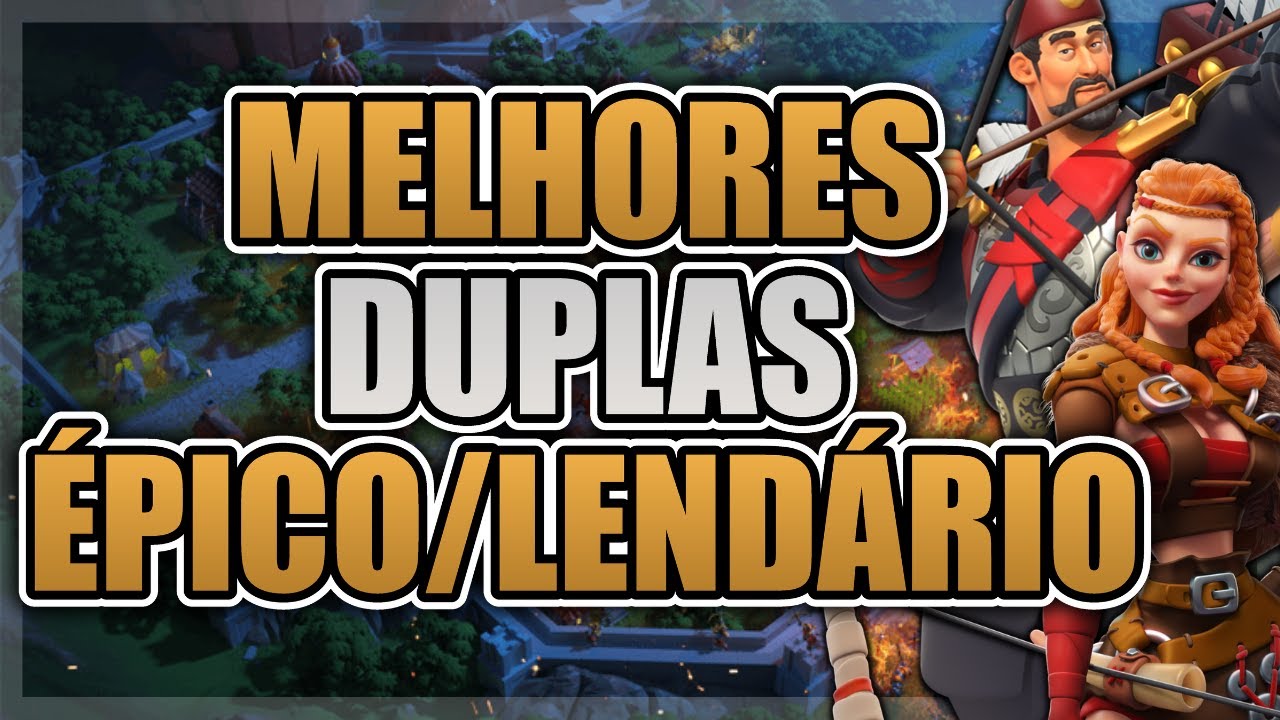 MELHORES DUPLAS DE COMANDANTE ÉPICO/LENDÁRIO | KVK 1, 2, 3 E TEMP CONQUISTA - RISE OF KINGDOMS