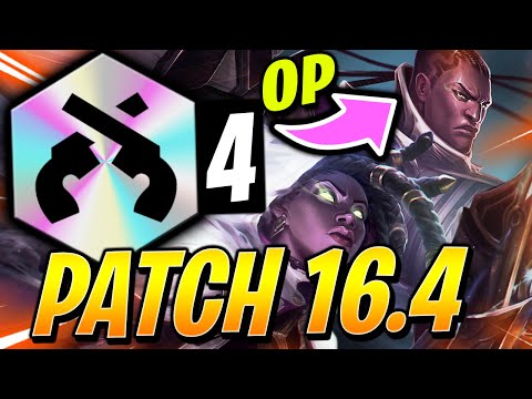 NEW BUFFED 4 GUNSLINGERS COMP in TFT SET 16 RANKED -  Patch 16.4 | Teamfight Tactics Meta Guide
