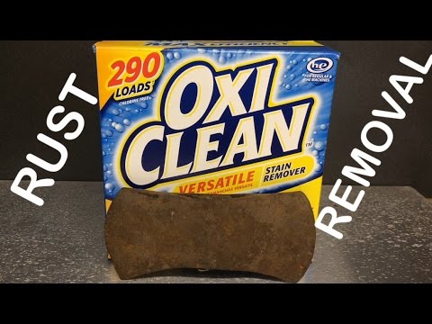 3rd YouTube video about how to get rust off an old axe head