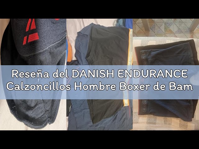 Vídeo relacionado con DANISH ENDURANCE Calzoncillos Hombre Boxer de Bambu, con o Sin Bragueta, Suaves y Elásticos, 3 Pack, Azul Marino, XL