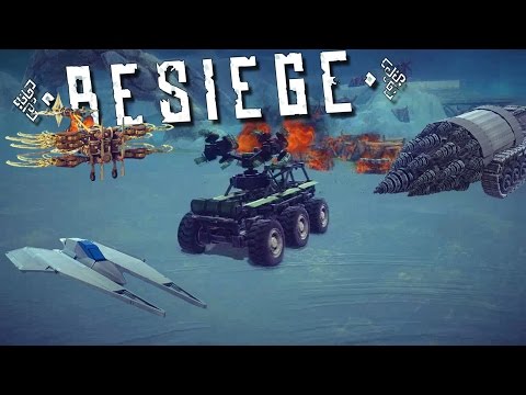 Besiege | Flappy Steampunk Bird, Transformer, Gatling Gun Tank, & More! | Insane Besiege Creations