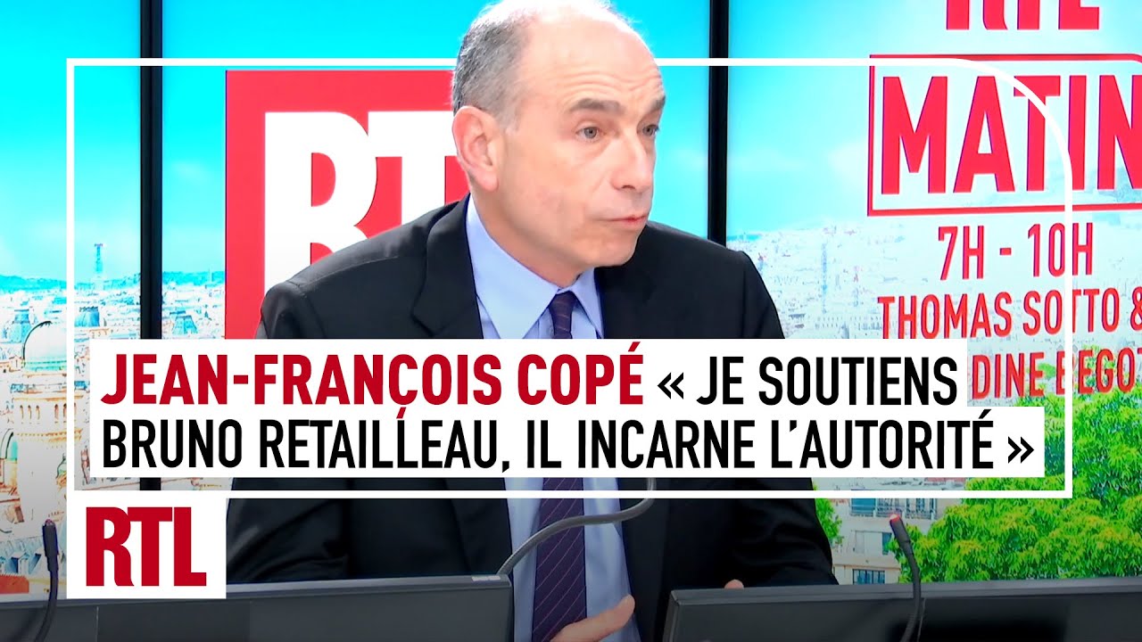Jean-François Copé : "Je soutiens Bruno Retailleau, il incarne l'autorité"